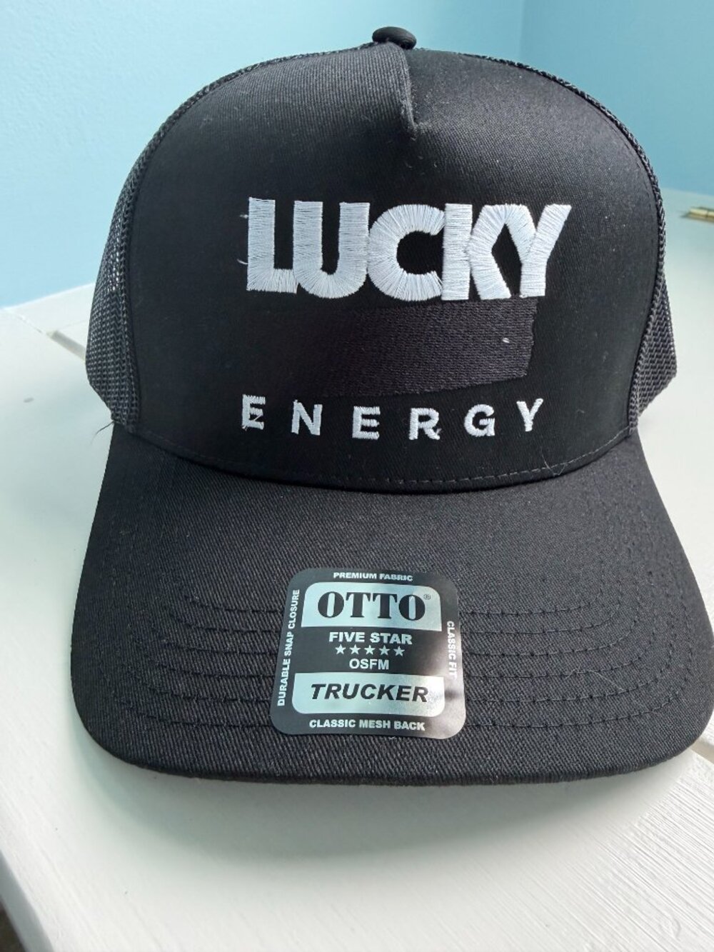 Lucky Energy Baseball Hat - Black